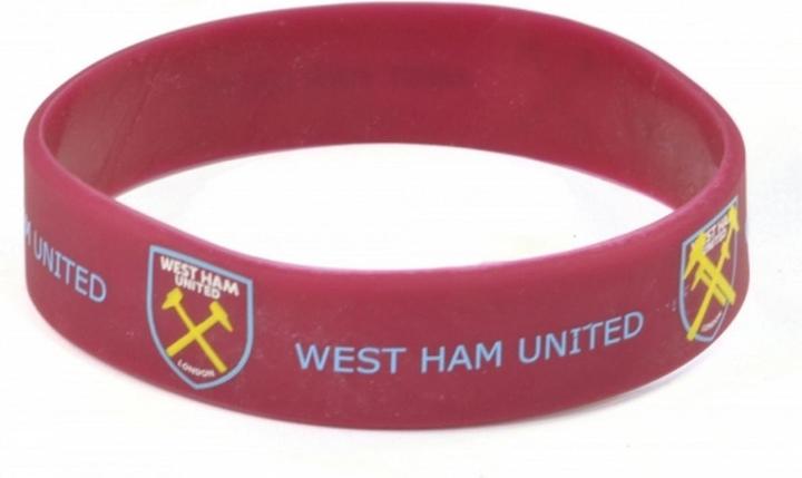 West Ham United FC West Ham Silicon Wristband (100% Silikon)
