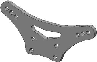 Image du produit Tamiya DB02 Carbon Damper Stay F