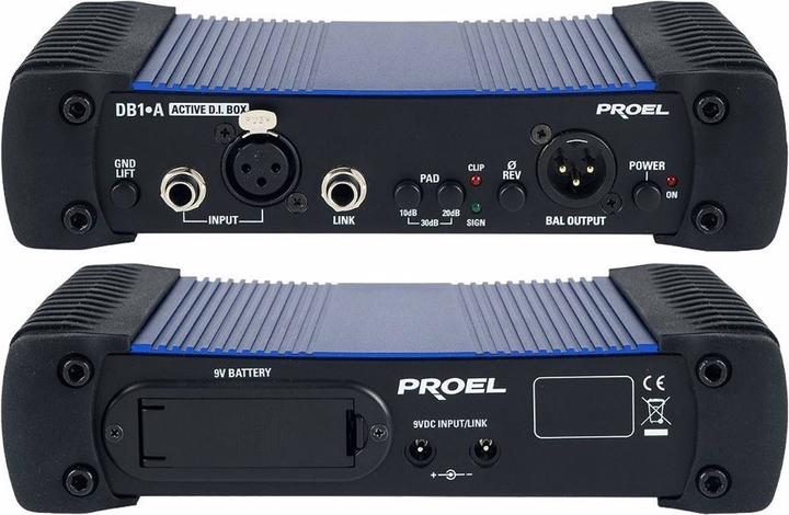 Immagine prodotto Proel DI Box attivo, 1 ch. (Scatola DI)