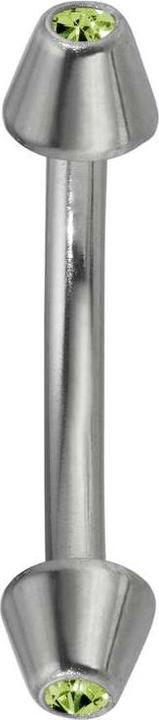 Bijouteria Augenbrauenpiercing (Kristall, Chirurgenstahl 316L)