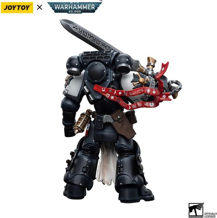 Actual product image Joy Toy Warhammer 40k Black Templars Emperor's Champion Bayard's Revenge