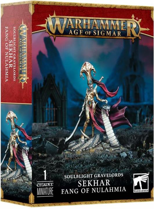 Actual product image Games Workshop Warhammer AoS - Soulblight Gravelords Sekhar, Fang of Nulahmia (Plastic)