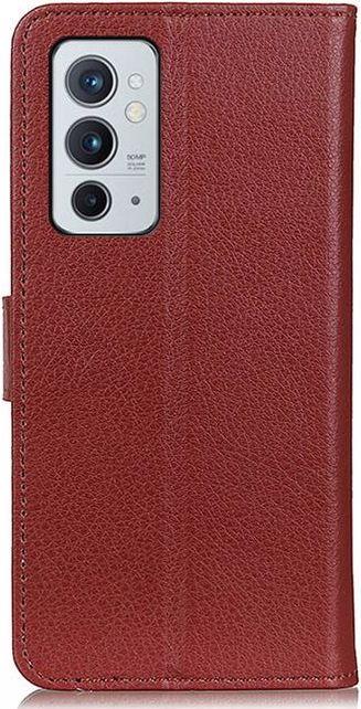 Actual product image MU Classic Litchi Leather Bookcover Series (OnePlus 9RT 5G)