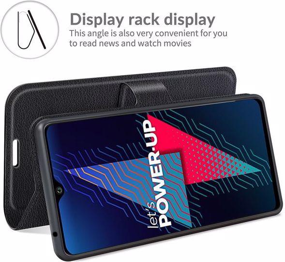 Actual product image MU Classic Litchi Leather Bookcover Series (Wiko Power U30)