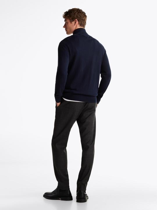 Immagine prodotto Tommy Hilfiger Pima CTN Chashmere Pullover Zip Mock Desert S (3XL)