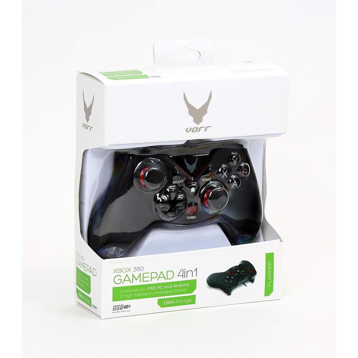 Image du produit Platinet OGPXBOXNEW Contrôleur de jeu noir Gamepad Playstation 3, Tablet PC, Xbox 360 (Xbox 360, PS3, PC)