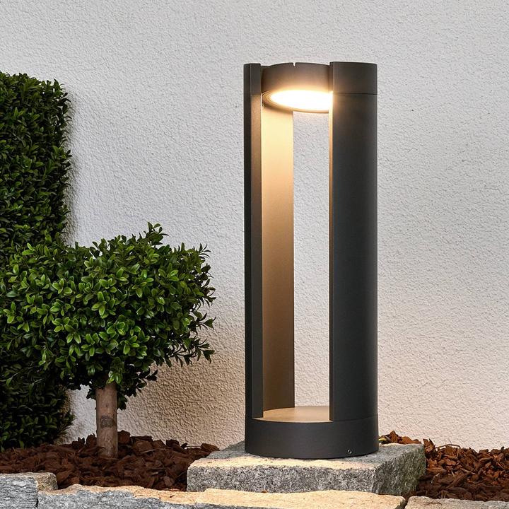 Image du produit Lucande Dylen Short LED Extérieur Jardin Lumière IP65 Graphite (IP65)