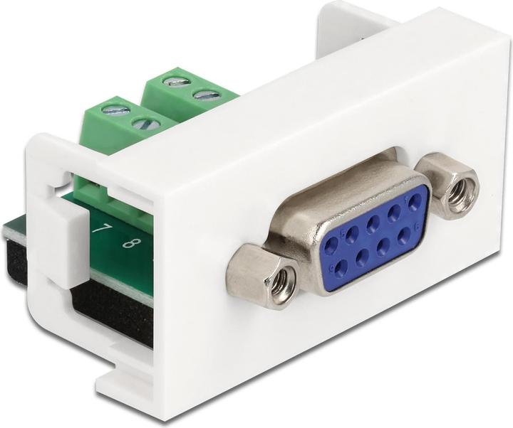 Delock Easy 45 Modulo D-Sub 9 pin femmina a 10 pin morsettiera 22,5 x 45 mm (VGA)