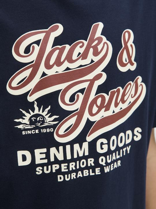 Actual product image Jack & Jones Jjelogo Tee Ss Oneck 2 Col Aw25 Noos Jnr (164)