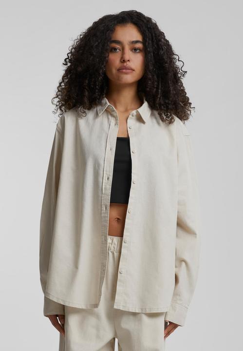 Immagine prodotto Urban Classics Camicia oversize da donna in misto lino - 165597 (4XL)