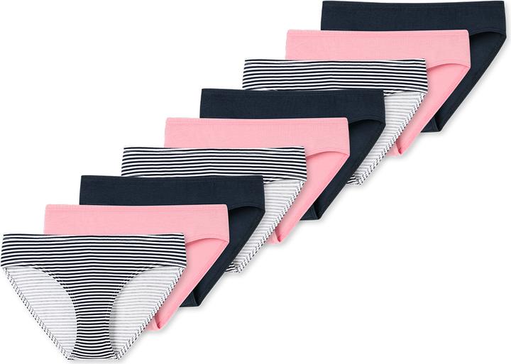 Immagine prodotto Schiesser Confezione di 9 slip per ragazze adolescenti in cotone biologico 95/5 (152, confezione da 9)