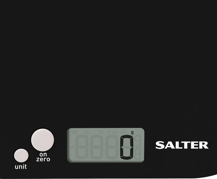Produktbild Salter 1177 BKWHDR Leaf Electronic Digital Kitchen Scale - Black