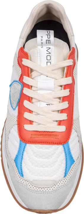 Immagine prodotto Philippe Model olympique sneakers in leather and fabric color white, grey and orange (40)