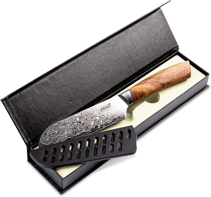 Actual product image Pasoli Damascus Santoku knife (13 cm)