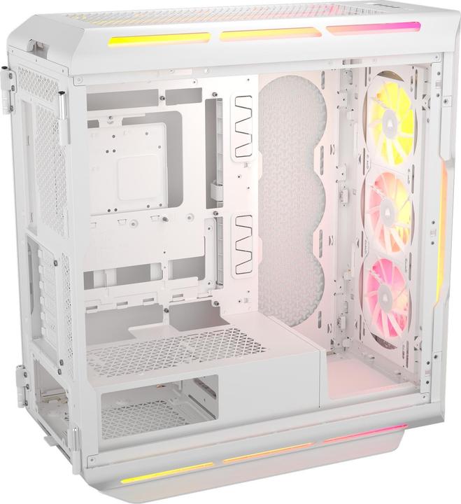 Produktbild Corsair Geh Midi 5000T LX RGB (Tempered Glass) White (E-ATX, Mini-ITX, ATX, mATX)