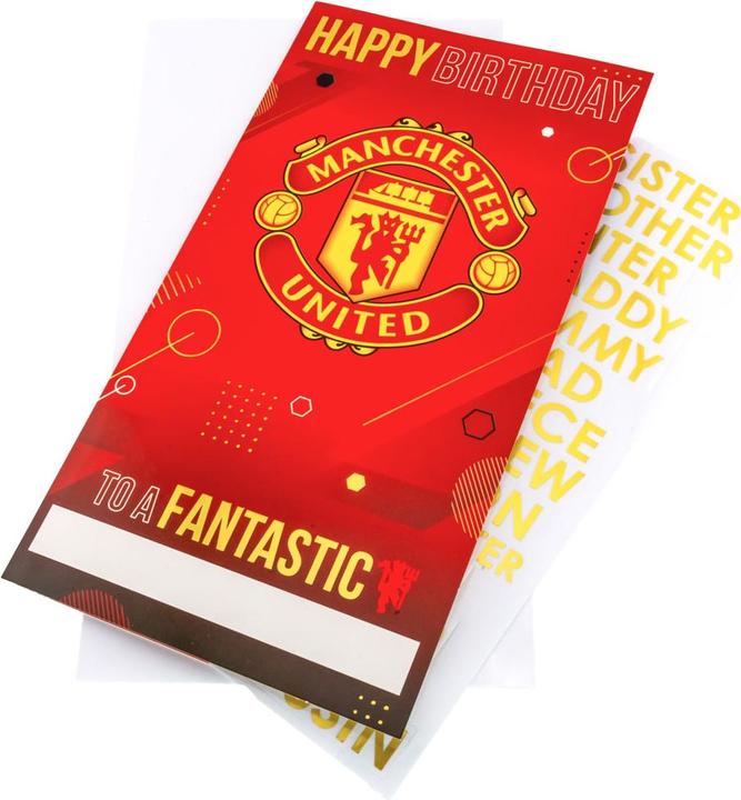Image du produit Manchester United FC - Carte d'anniversaire (1 pcs)