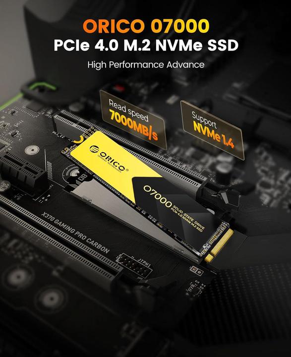 Immagine prodotto Orico 4TB O7000 M.2 NVMe 2280 R7000:W6500 (4000 GB, M.2 2280)