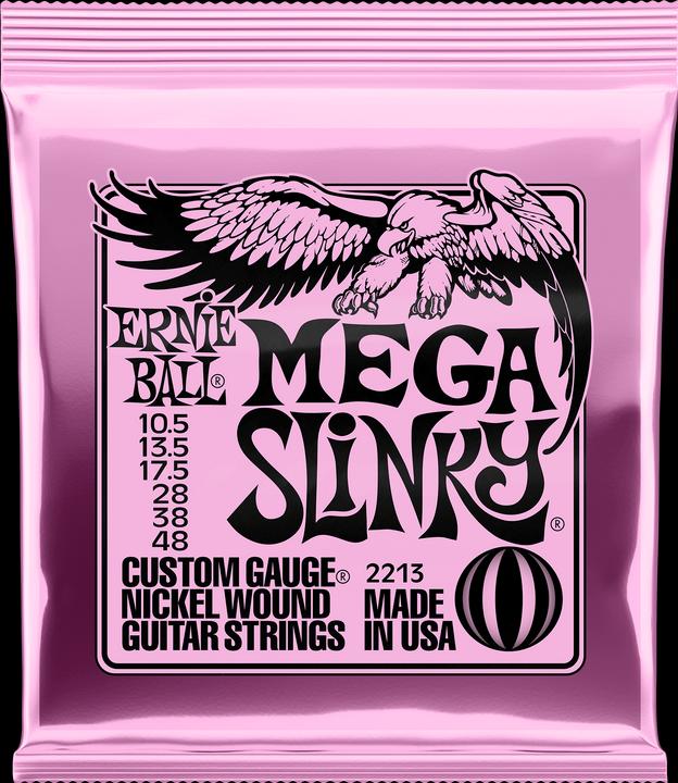 Ernie Ball Mega Slinky (6 x, Electric guitar, 0.05")