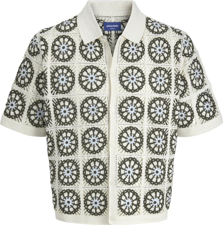 Jack & Jones Jorcartagena Crochet Knit Polo