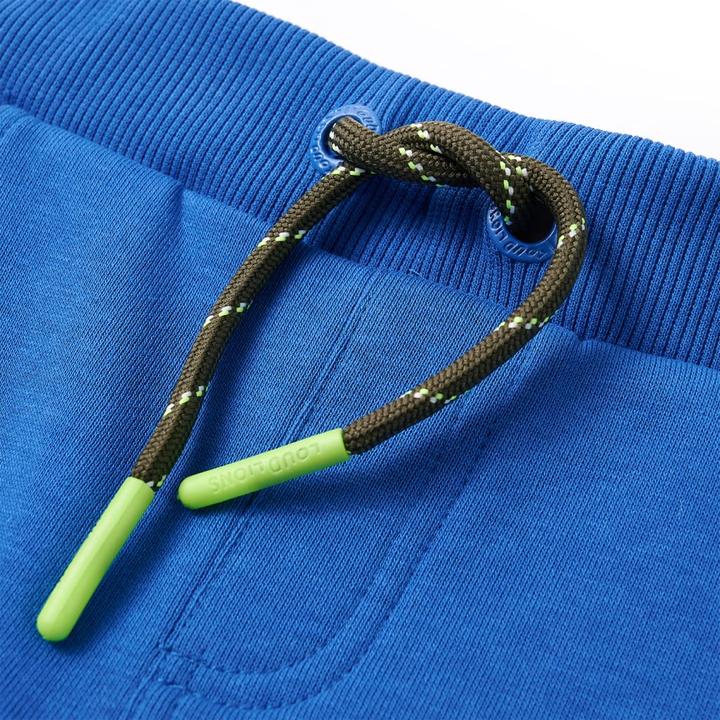 Immagine prodotto VidaXL Pantaloni della tuta da ginnastica per bambini blu 104,Materiale: 80 % cotone. 20 (104)