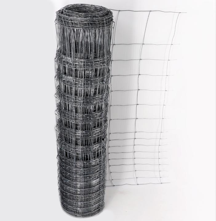 Produktbild Aquagart 50m Wildzaun Forstzaun Knotengeflecht Weidezaun Drahtzaun 80/6/15 Schwer