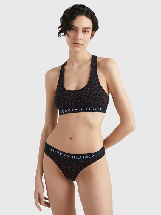 Image du produit Tommy Hilfiger Femmes Thong Print Tangas, Rose AOP, S (S, M)