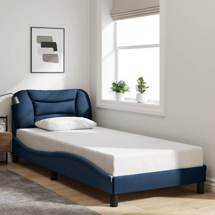 Actual product image VidaXL Bed frame with LED fabric (90 x 200 cm)