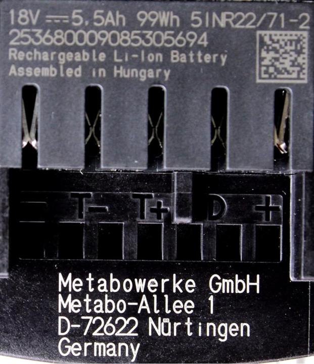 Produktbild Metabo Ersatzakku (18 V)