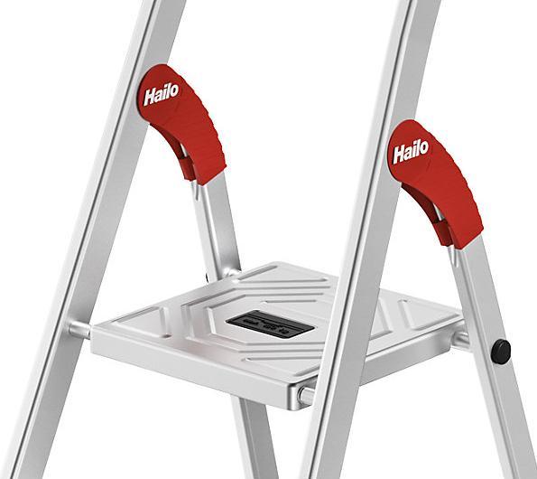Productafbeelding Hailo L60 StandardLine, aluminium veiligheidsladder, 3 treden (Trapladder, 70 cm)