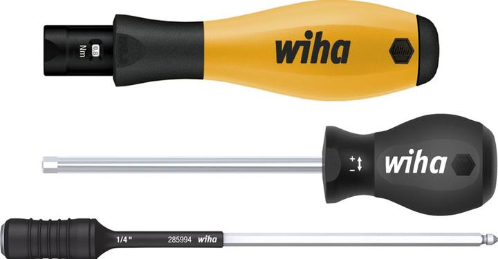 Wiha Drehmoment-Schraubendreher Set TorqueVario-S Micro ESD 18-tlg einstellb. Drehmomentbegrenzung in Box (Schlitz)
