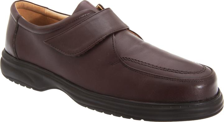 Produktbild Roamers Superlite Lederschuhe Schuhe mit Klettverschluss breite Passform (48)