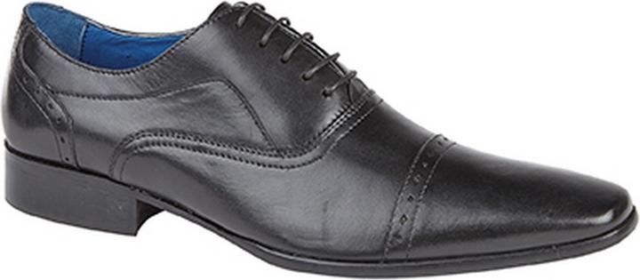 Produktbild Roamers 4 Ösen Punch Cap Leder Oxford Schuhe (42)