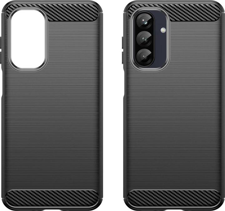 Produktbild Hurtel Carbon Case Samsung Galaxy A56 / A36 Schwarz (Oppo A36, Samsung Galaxy A56)