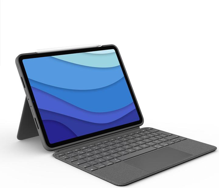 Produktbild Logitech Combo Touch (CH, iPad Pro 11 2021 (3. Gen), iPad Pro 11 2020 (2. Gen), iPad Pro 11 2018 (1. Gen), iPad Pro 11 2022 (4. Gen))