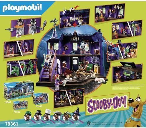 Image du produit Playmobil SCOOBY-DOO! L'aventure dans une maison hantée (70361, Playmobil Scooby-Doo)