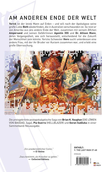 Produktbild Panini Y: The Last Man (Deluxe Edition) (Deutsch, Brian K. Vaughan, Pia Guerra, Goran Sudzuka, 2022)