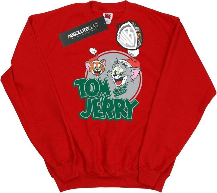 Tom & Jerry Christmas Greetings Sweatshirt (XXL)