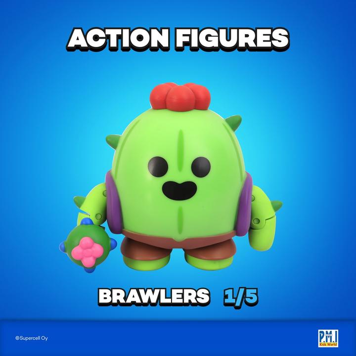 Produktbild Pmi Kids World BRAWL STARS S1 ACTION FIGURES 11cm - SPIKE