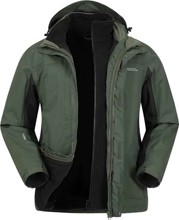 Immagine prodotto Mountain Warehouse Thunderstorm Giacca Impermeabile 3 In 1 Uomo (XS)