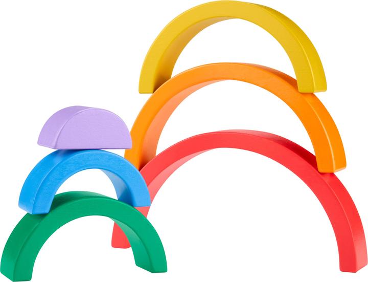 Actual product image Fisher-Price Stackable wooden rainbow