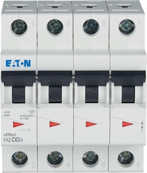 Produktbild Eaton MOE FAZ-C63/4 LS-Schalter 4p 63A C-Char