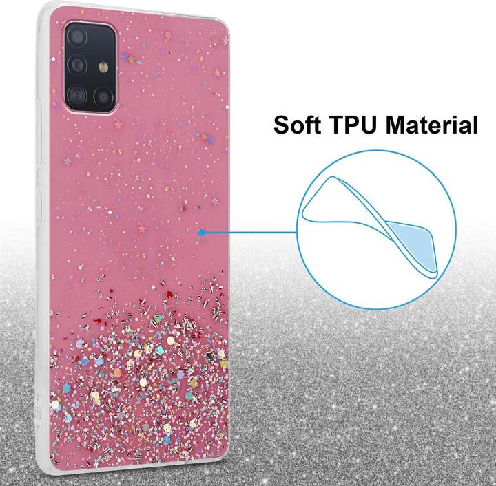 Image du produit Cadorabo Couverture TPU paillettes scintillantes (Samsung Galaxy M40s)