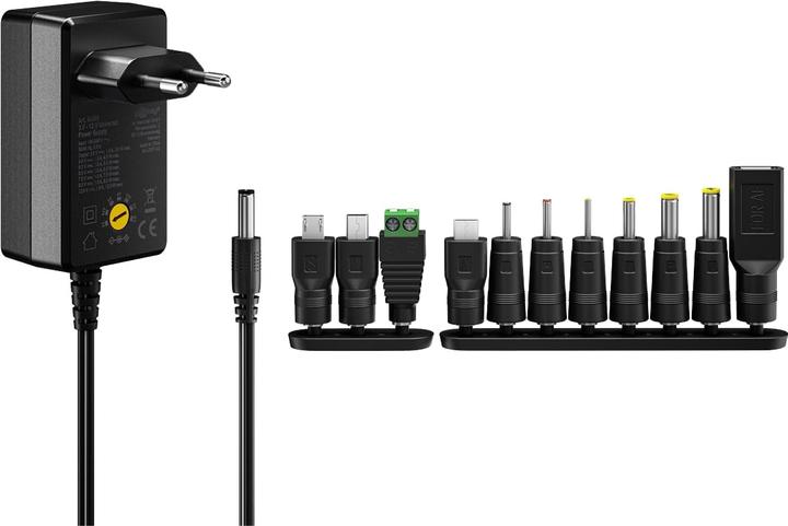 Actual product image Goobay Universal-Netzteil 3 V - 12 V