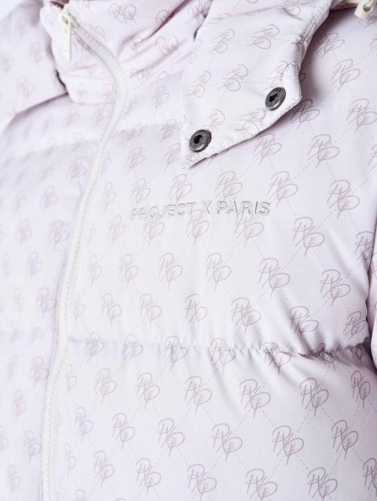 Actual product image Project X Paris hooded padded jacket with a-over monogram (L)