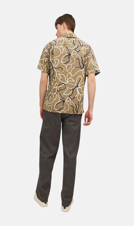 Actual product image Jack & Jones Jprbladrew Print Resort Shirt S/S Ln (L)