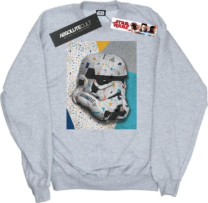 Star Wars Stormtrooper Pattern Helmet Sweatshirt (XL)