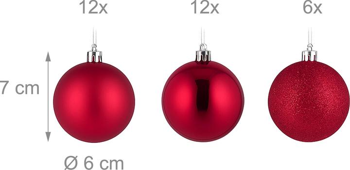 Immagine prodotto Relaxdays 30x palline-natale (30 -parte)