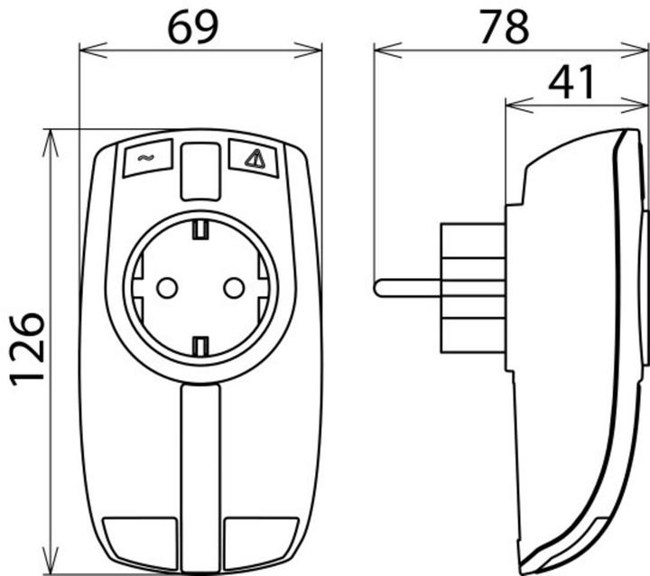 Produktbild Dehn SÖHNE ÜS-Adapter DEHNprotector DPRO 230 NT