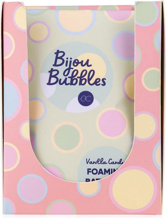 Accentra Schäumendes Badesalz BIJOU BUBBLES in Beutel, 60g, Duft: Vanilla Candy, Farbe: rosa/hellgrün/hellbla (Badesalz)