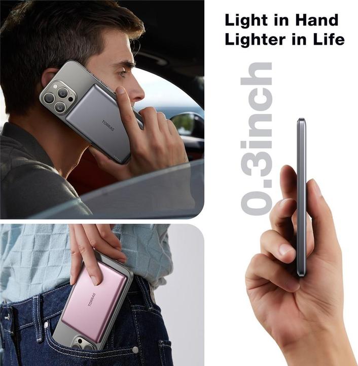 Image du produit Torras MiniMag Powerbank (5000 mAh, 18 W, 18 Wh)